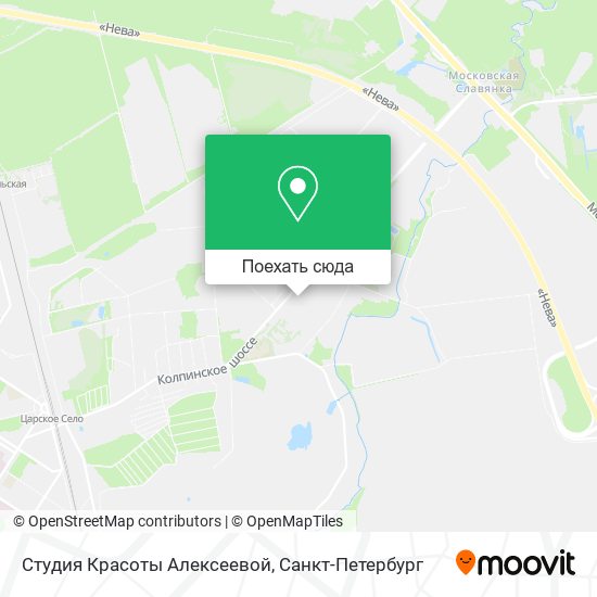 Карта Студия Красоты Алексеевой
