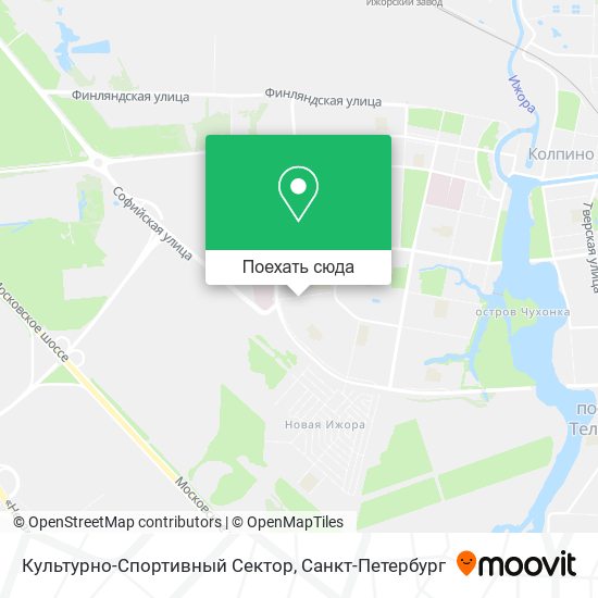 Карта Культурно-Спортивный Сектор