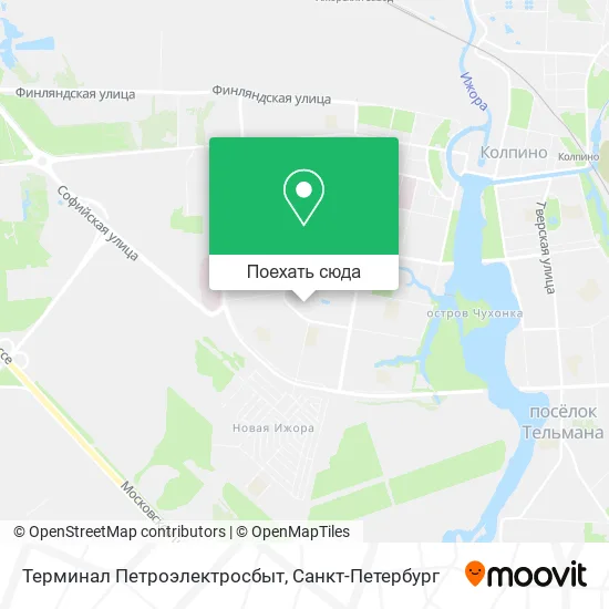 Карта Терминал Петроэлектросбыт