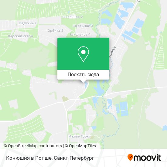 Карта Конюшня в Ропше