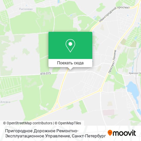 Карта Пригородное Дорожное Ремонтно-Эксплуатационное Управление