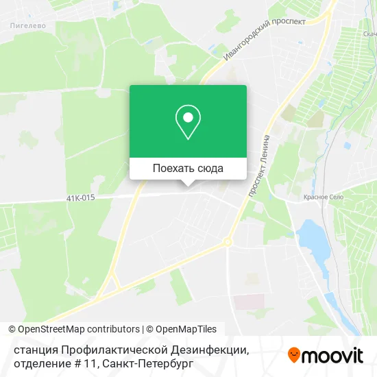 Карта станция Профилактической Дезинфекции, отделение # 11
