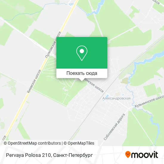 Карта Pervaya Polosa 210