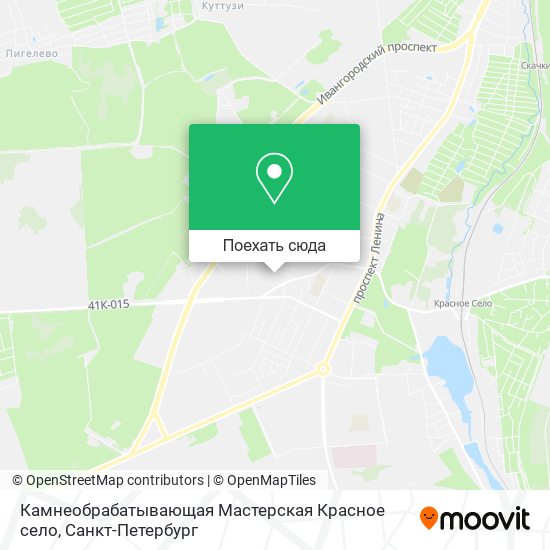 Карта Камнеобрабатывающая Мастерская Красное село
