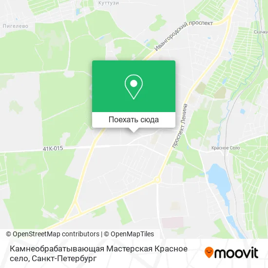 Карта Камнеобрабатывающая Мастерская Красное село