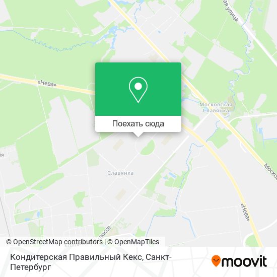 Карта Кондитерская Правильный Кекс