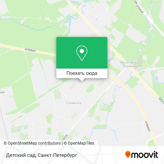 Карта Детский сад