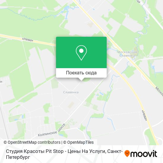 Карта Студия Красоты Pit Stop - Цены На Услуги
