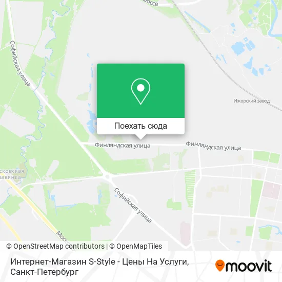 Карта Интернет-Магазин S-Style - Цены На Услуги