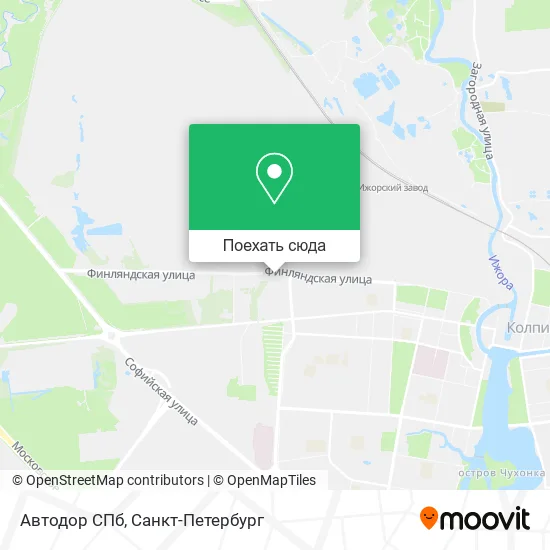 Карта Автодор СПб