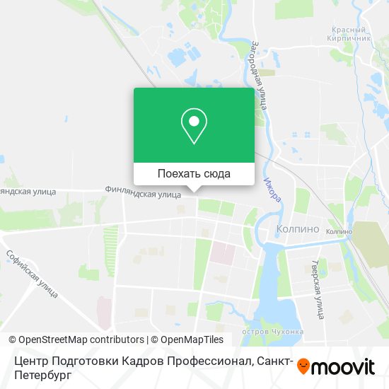 Карта Центр Подготовки Кадров Профессионал