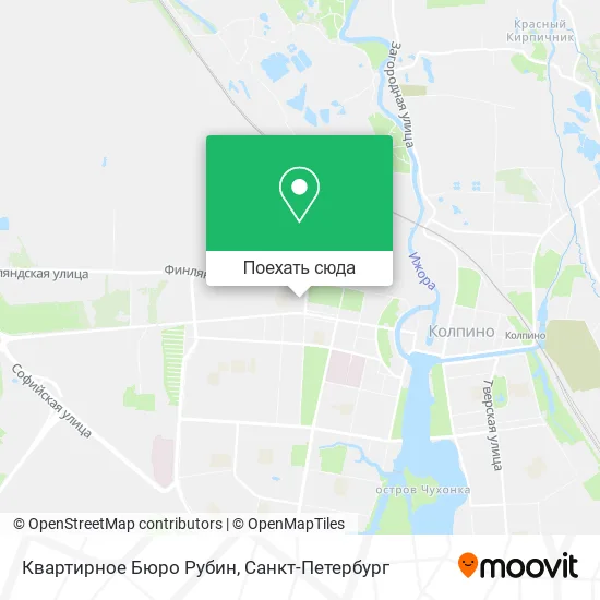 Карта Квартирное Бюро Рубин