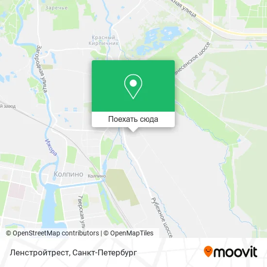 Карта Ленстройтрест