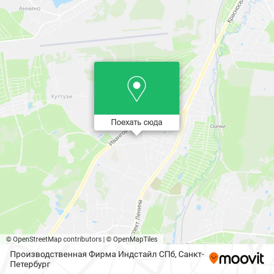 Карта Производственная Фирма Индстайл СПб