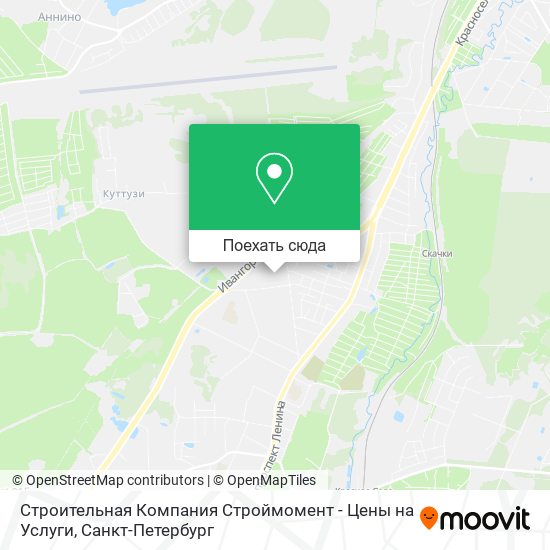 Карта Строительная Компания Строймомент - Цены на Услуги