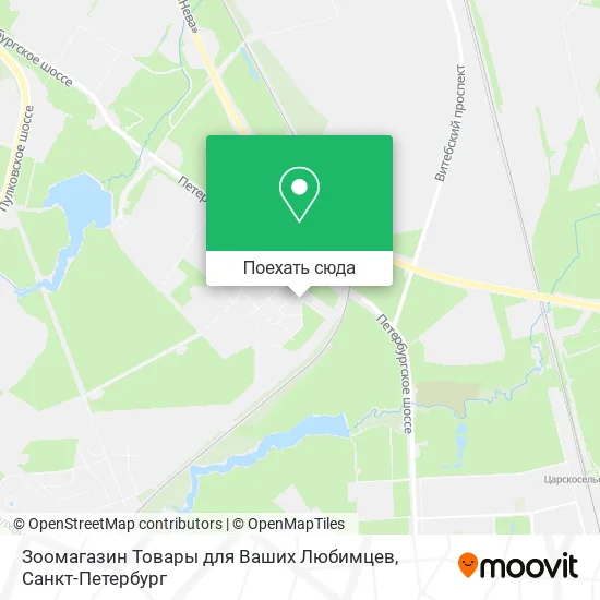 Карта Зоомагазин Товары для Ваших Любимцев