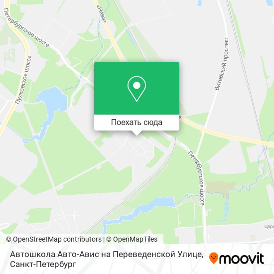 Карта Автошкола Авто-Авис на Переведенской Улице