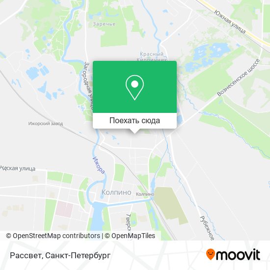 Карта Рассвет