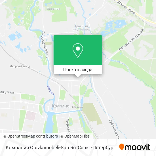 Карта Компания Obivkamebeli-Spb.Ru