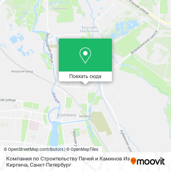 Карта Компания по Строительству Печей и Каминов Из Кирпича