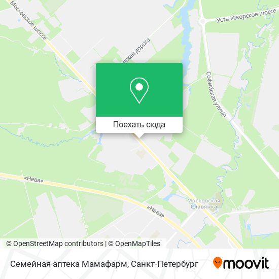 Карта Семейная аптека Мамафарм