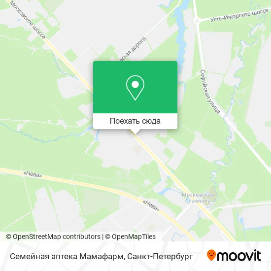 Карта Семейная аптека Мамафарм