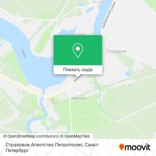 Карта Страховое Агентство Петрополис