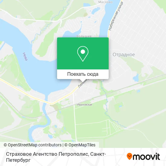 Карта Страховое Агентство Петрополис