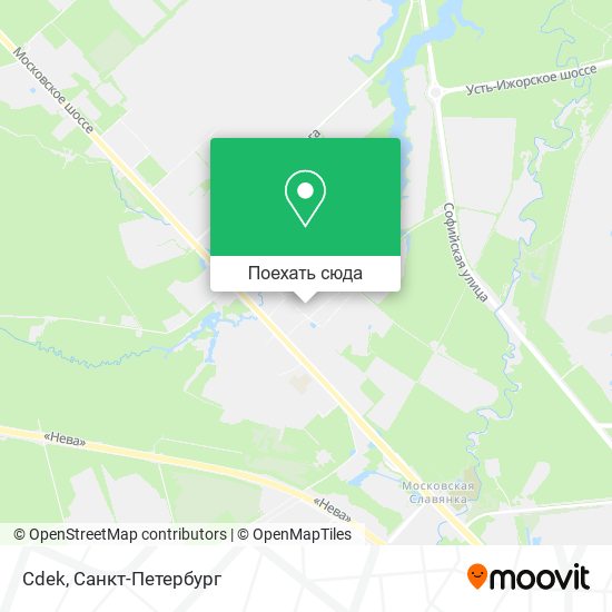 Карта Cdek