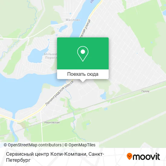 Карта Сервисный центр Копи-Компани