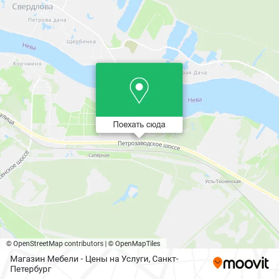 Карта Магазин Мебели - Цены на Услуги