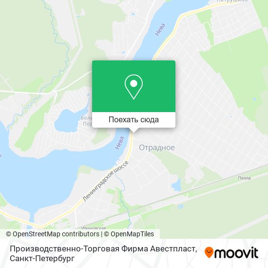 Карта Производственно-Торговая Фирма Авестпласт