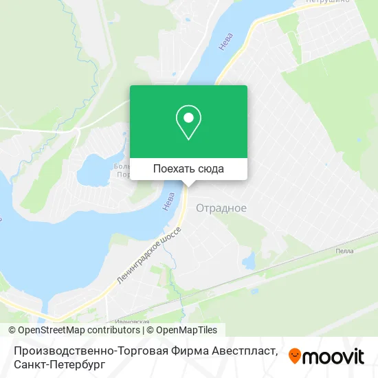 Карта Производственно-Торговая Фирма Авестпласт