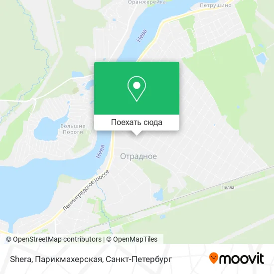 Карта Shera, Парикмахерская