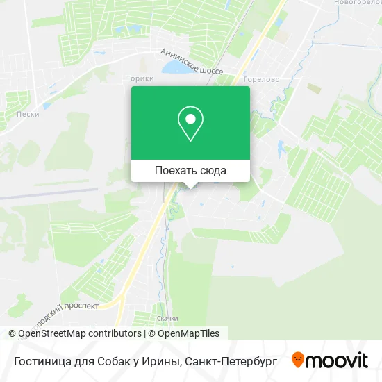 Карта Гостиница для Собак у Ирины