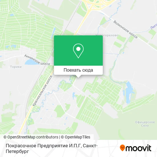 Карта Покрасочное Предприятие И.П.Г