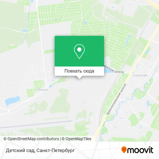 Карта Детский сад