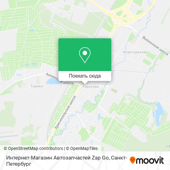 Карта Интернет-Магазин Автозапчастей Zap Go