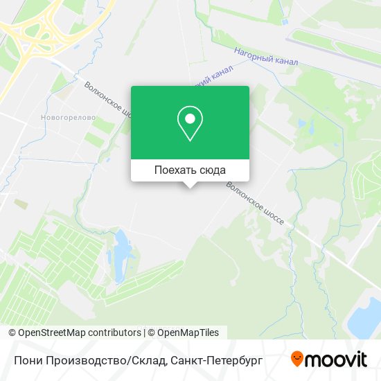 Карта Пони Производство/Склад