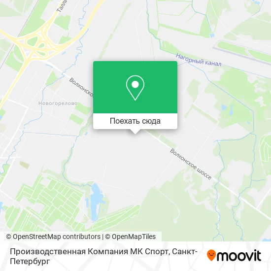 Карта Производственная Компания МК Спорт