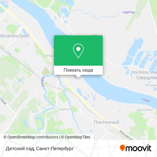 Карта Детский сад