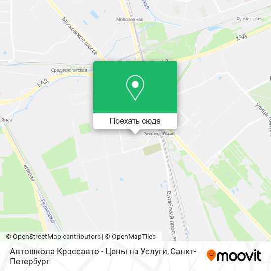 Карта Автошкола Кроссавто - Цены на Услуги