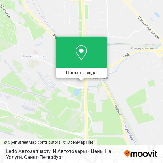 Карта Ledo Автозапчасти И Автотовары - Цены На Услуги