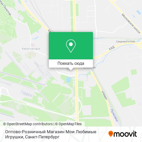 Карта Оптово-Розничный Магазин Мои Любимые Игрушки