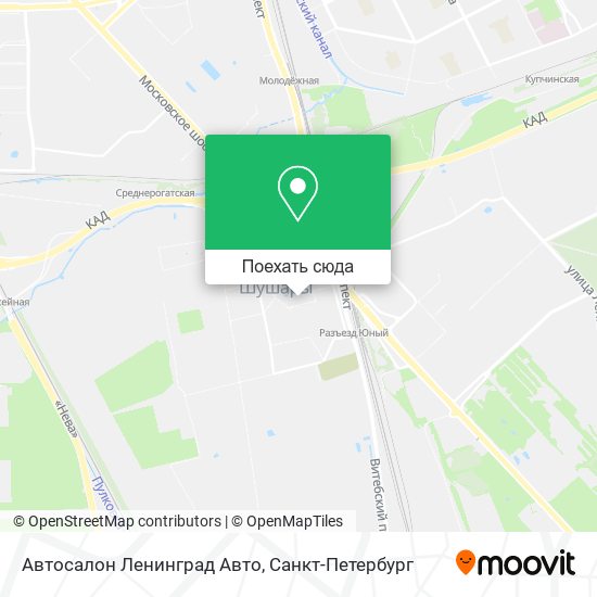 Карта Автосалон Ленинград Авто