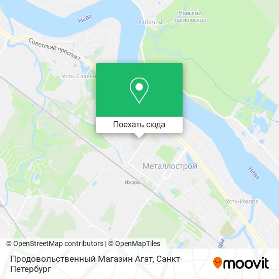 Карта Продовольственный Магазин Агат