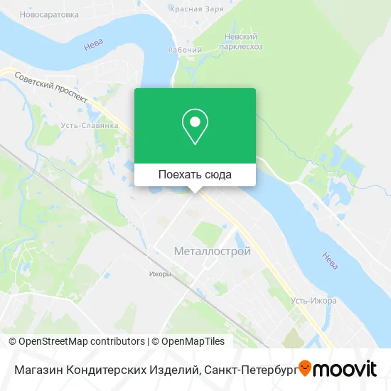 Карта Магазин Кондитерских Изделий