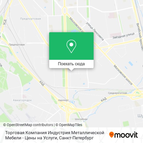 Карта Торговая Компания Индустрия Металлической Мебели - Цены на Услуги