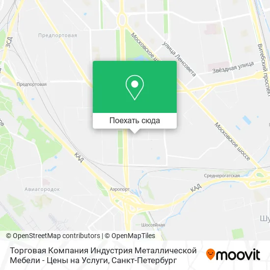 Карта Торговая Компания Индустрия Металлической Мебели - Цены на Услуги