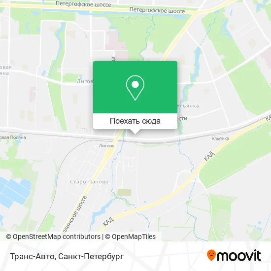 Карта Транс-Авто